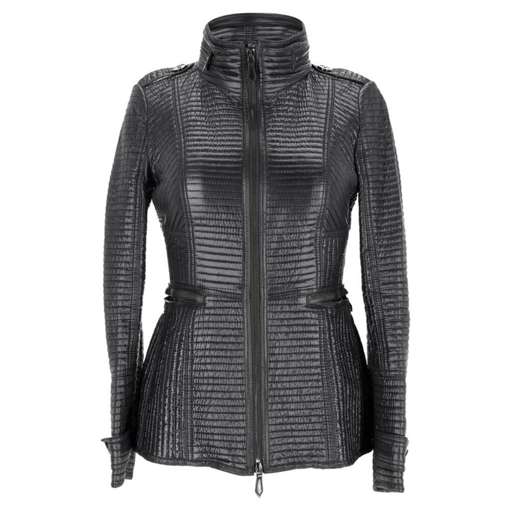 Burberry Quilted Jacket in Black Polyester